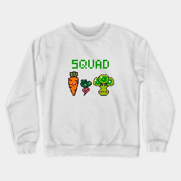 Cute squad pixel art Crewneck Sweatshirt by J0k3rx3